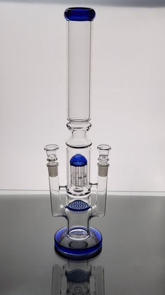 20 Inch Double bowl Glass pipe